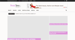 Desktop Screenshot of beautynewsmiddleeast.com