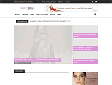 Tablet Screenshot of beautynewsmiddleeast.com